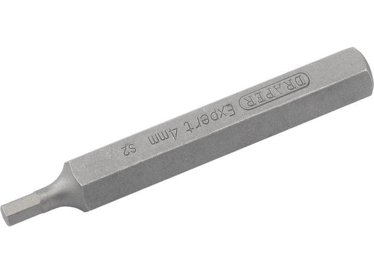Draper 33332 4mm x 75M Hexagonal 10mm Insert Bit for Mechanic's Bit Sets