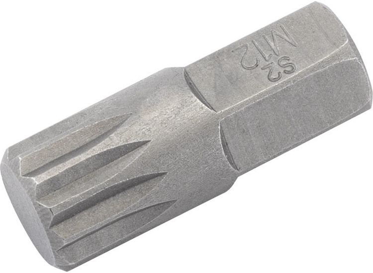 Draper 33343 M12 x 30mm Spline 10mm Insert Bit for Mechanic's Bit Sets
