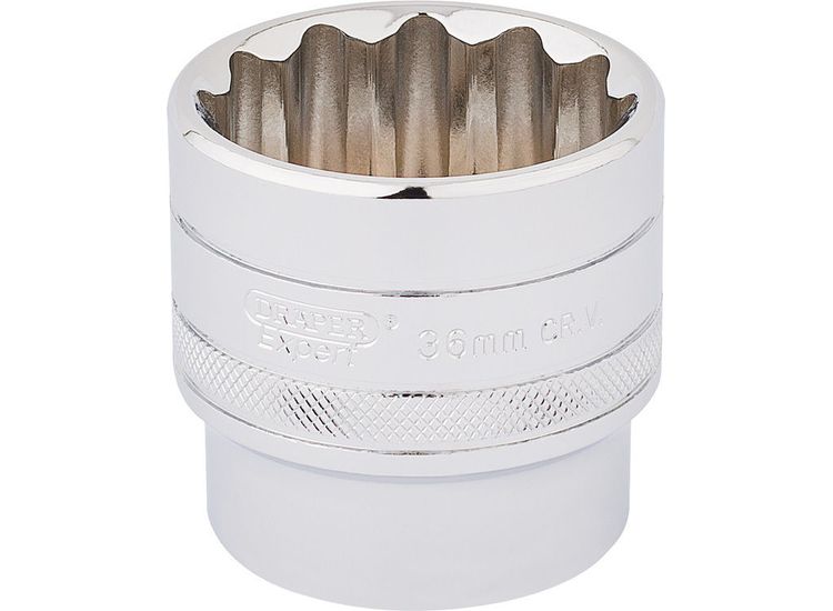 Draper 33594 1/2" Sq. Dr. Hi-Torq&amp;#174; 12 Point Socket (36mm)