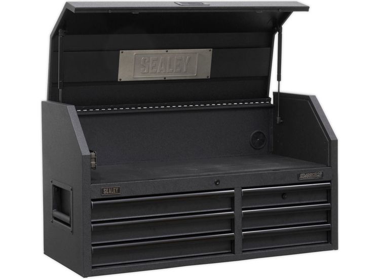 Sealey AP4106BE Topchest 6 Drawer 1030mm Soft Close Drawers &amp; Power Strip