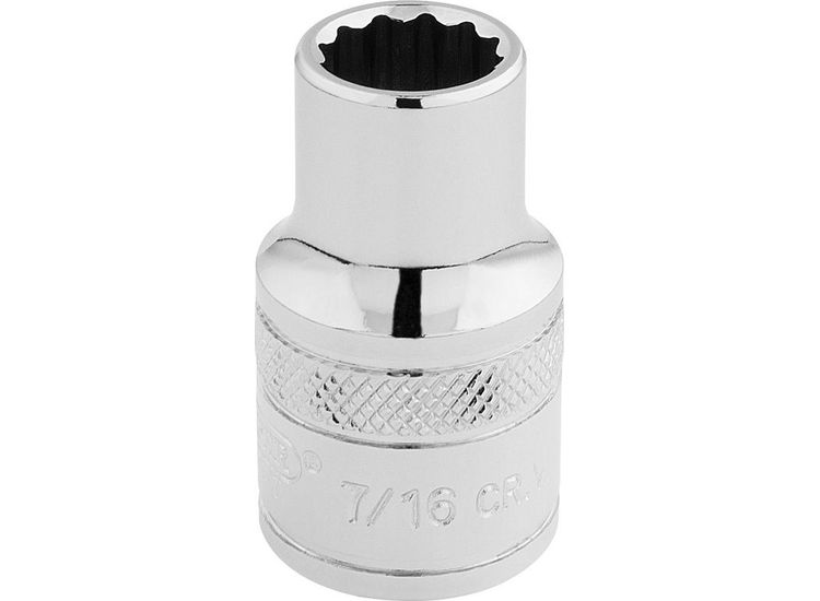 Draper 33600 1/2" Sq. Dr. Hi-Torq&amp;#174; 12 Point Socket (7/16")