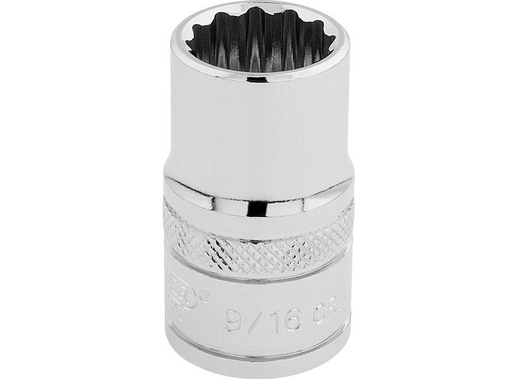 Draper 33609 1/2" Sq. Dr. Hi-Torq&amp;#174; 12 Point Socket (9/16")