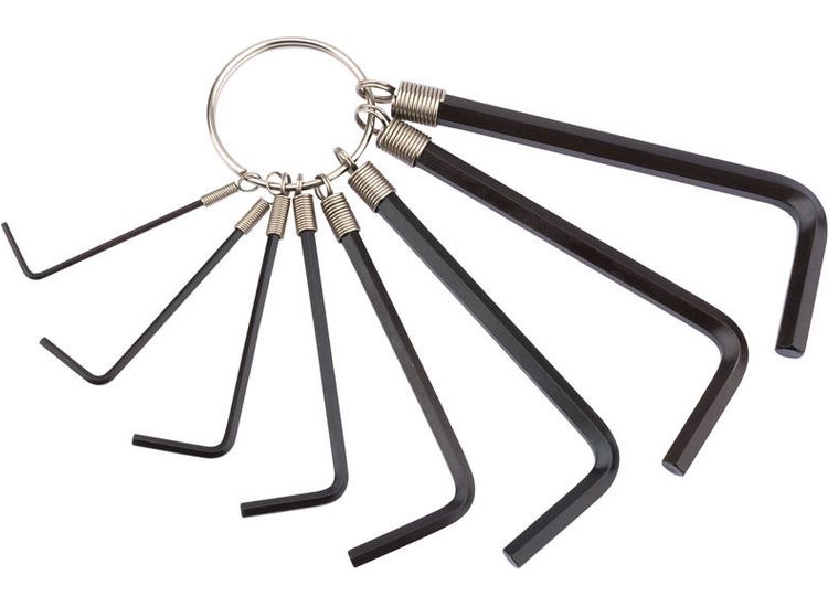 Draper 33652 Metric Hexagon Key Set (8 Piece)