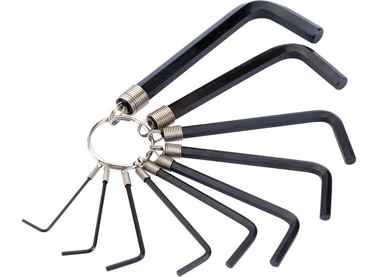 Draper 33655 Metric Hexagon Key Set (10 Piece)