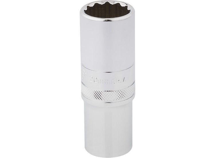 Draper 33787 1/2" Sq. Dr. Hi-Torq&amp;#174; 12 Point Deep Socket (20mm)