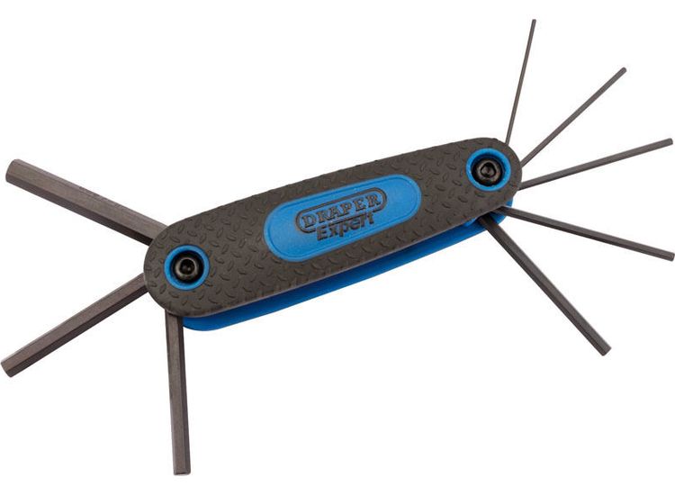 Draper 33834 Metric Hexagon Key Set in Holder (8 Piece)