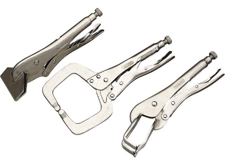 Draper 33836 Self Grip Clamp Kit (3 Piece)
