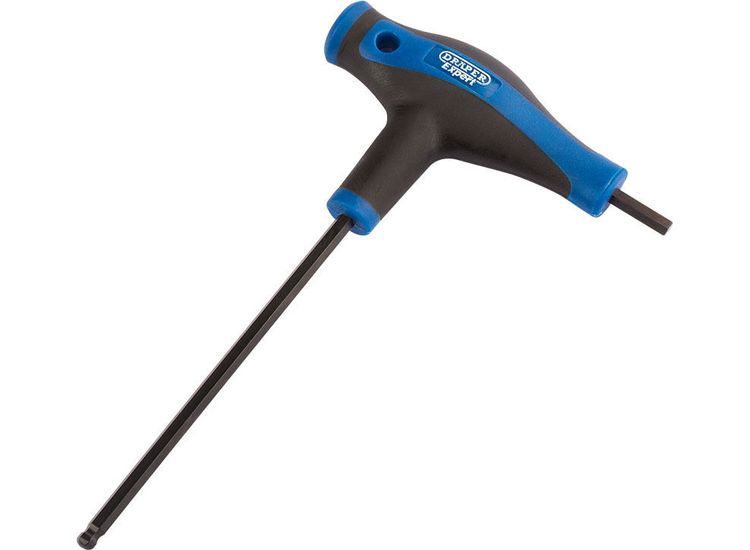 Draper 33909 4.0mm Soft Grip 'T' Handle Hexagon and Ball End Key