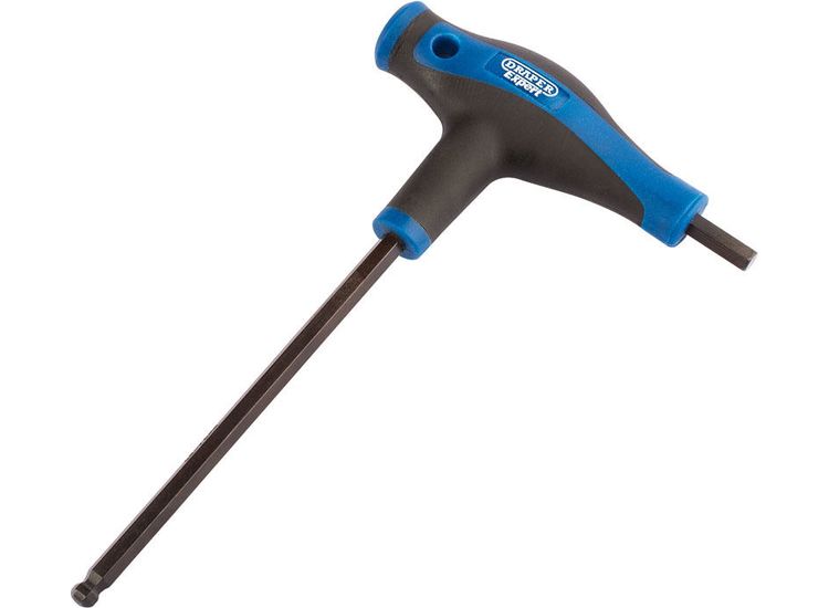 Draper 33910 5.0mm Soft Grip 'T' Handle Hexagon and Ball End Key