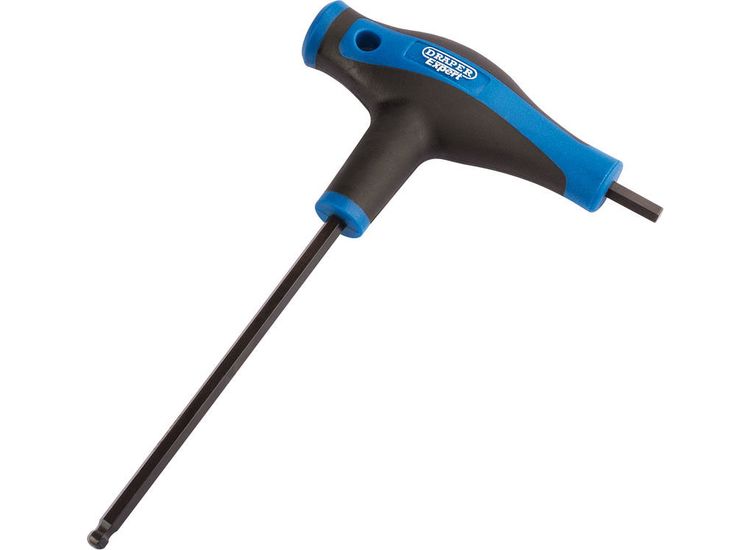 Draper 33911 6.0mm Soft Grip 'T' Handle Hexagon and Ball End Key
