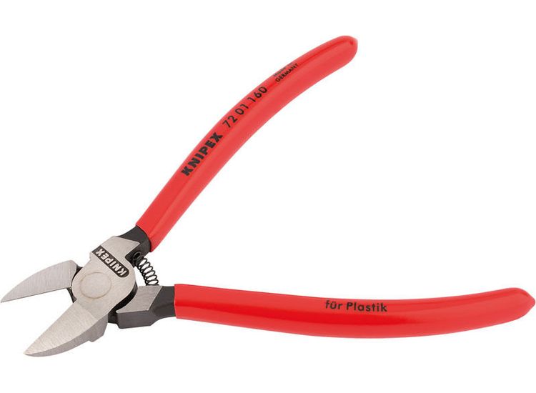Draper 34181 Knipex 72 01 160SB 160mm Diagonal Side Cutter for Plastics or Lead Only