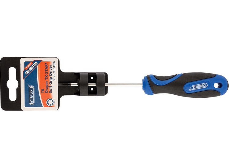 Draper 34260 Soft Grip T8 TX-STAR&amp;#174; Screwdrivers