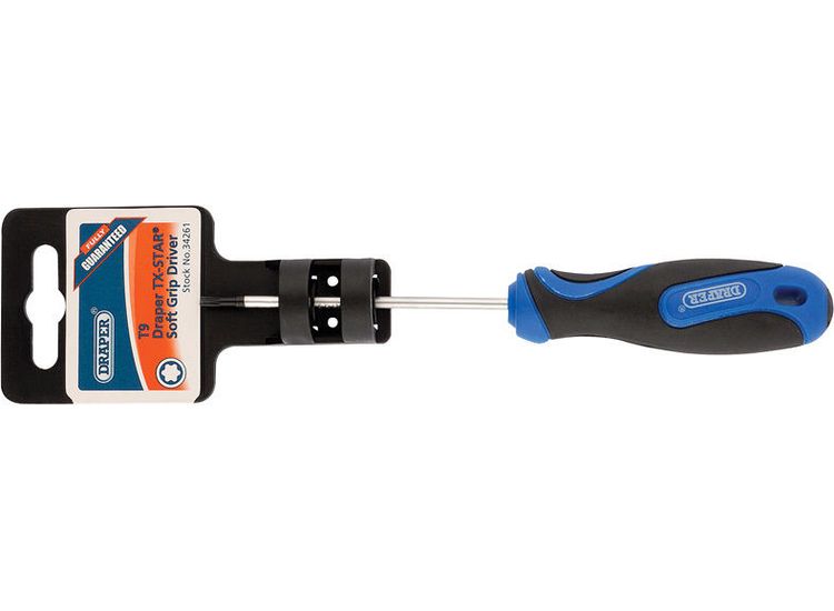 Draper 34261 Soft Grip T9 TX-STAR&amp;#174; Screwdrivers