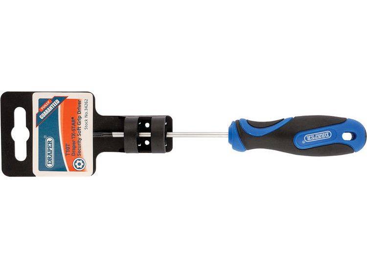 Draper 34262 Soft Grip T10 TX-STAR&amp;#174; Security Screwdrivers