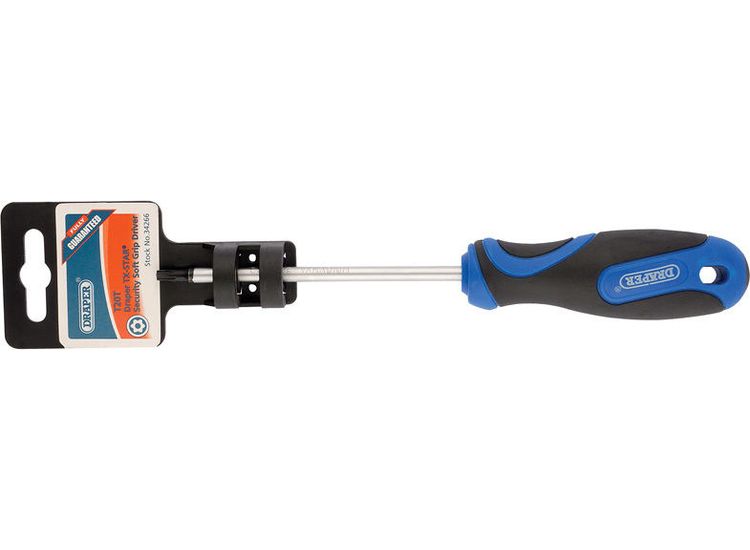 Draper 34266 Soft Grip T20 TX-STAR&amp;#174; Security Screwdrivers