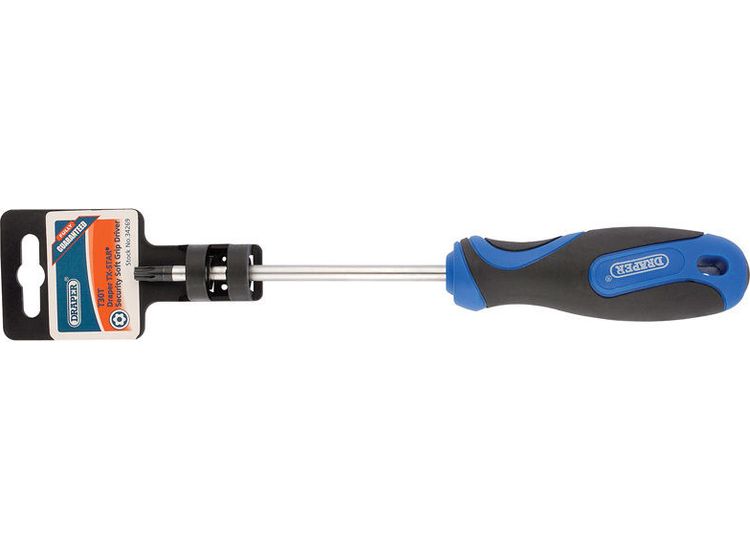 Draper 34269 Soft Grip T30 TX-STAR&amp;#174; Security Screwdrivers