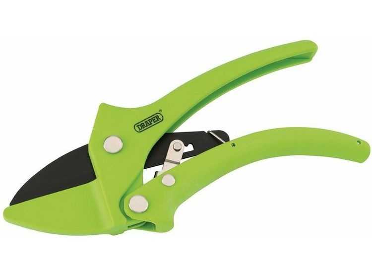 Draper 34478 Ratchet Action Anvil Pattern Secateur (190mm)