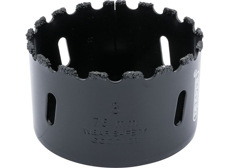 Draper 34953 76mm Tungsten Carbide Grit Hole Saw