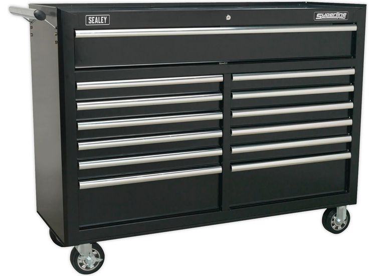 Sealey AP5213TB Rollcab 13 Drawer with Ball Bearing Slides - Black
