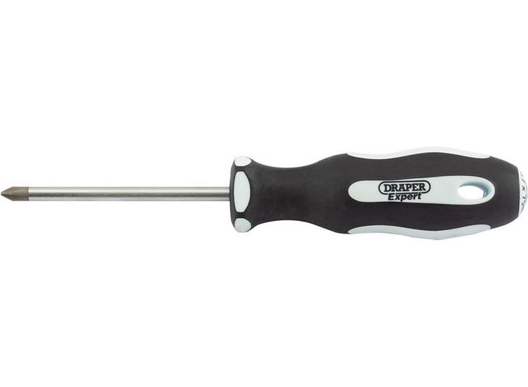 Draper 34990 Cross Slot No:1 x 75mm Soft Grip Screwdrivers