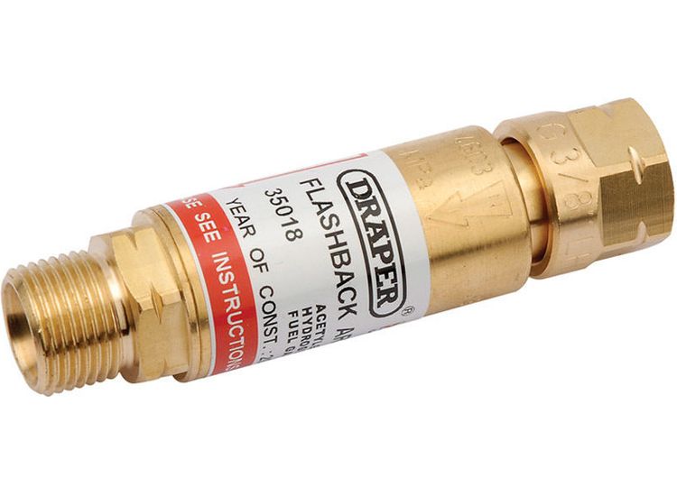 Draper 35018 In-Line Fuel Flashback Arrestor