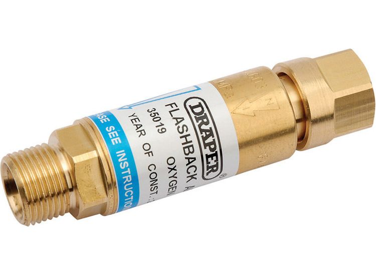 Draper 35019 In-Line Oxygen Flashback Arrestor