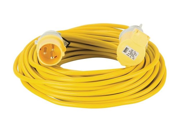 Defender E85230 110V Extension Lead Yellow 1.5mm², 16A ,25m