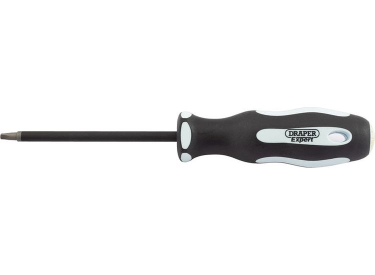 Draper 35157 Square Recess S2 x 100mm Soft Grip Security Screwdrivers