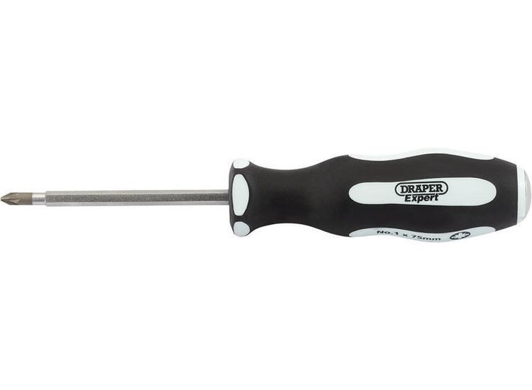 Draper 35230 Pound Thru' PZ TYPE No:2 x 100mm Soft Grip Screwdriver