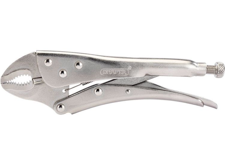 Draper 35369 Curved Jaw Self Grip Pliers (220mm)