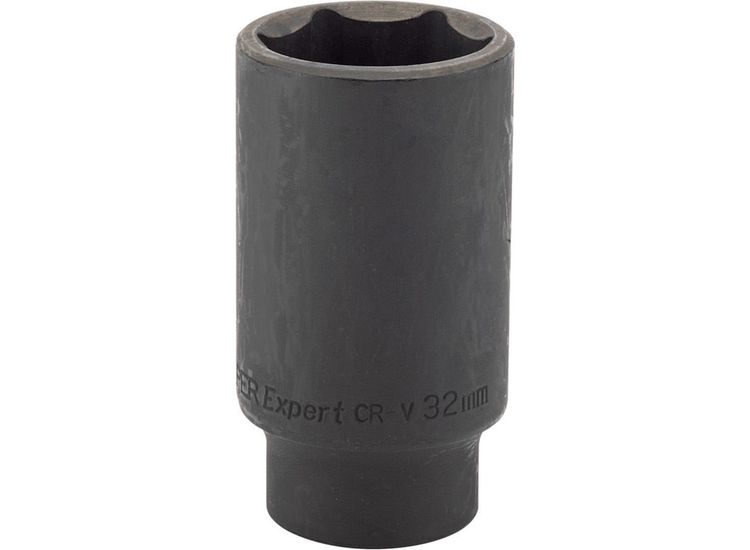 Draper 35519 32mm 1/2" Sq. Dr. Deep Impact Socket