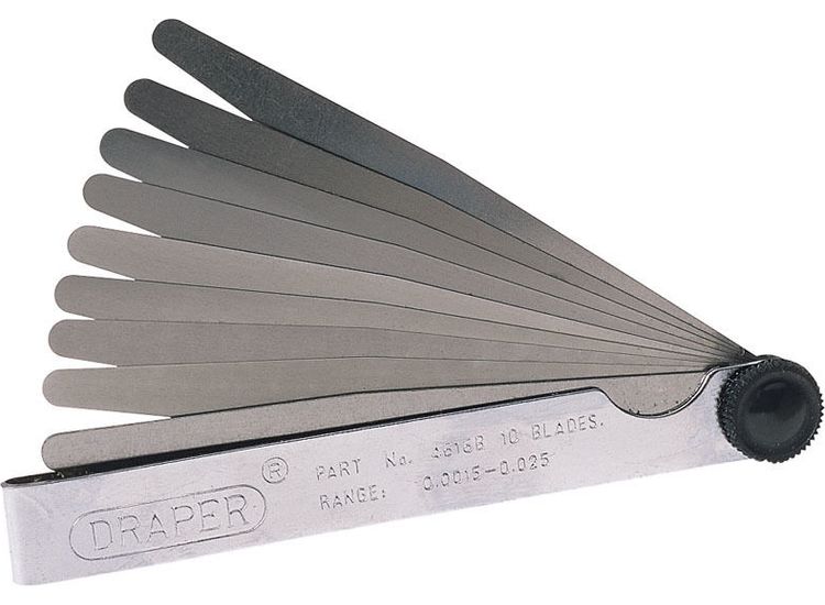 Draper 36174 10 Blade Imperial Feeler Gauge Set
