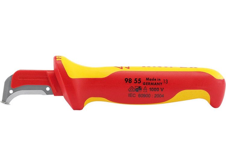 Draper 36296 Knipex 98 55 155mm Fully Insulated Cable Dismantling Knife