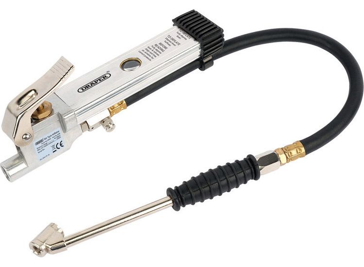 Draper 36632 Air Line Inflator with Twin Open Ended Push On Connector