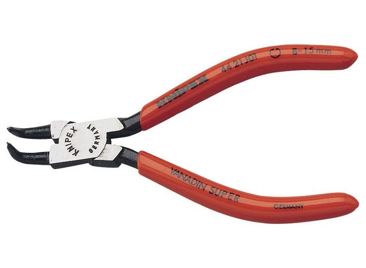 Draper 36898 Knipex 44 21 J01 8mm - 13mm J01 90&amp;deg; Bent Internal Circlip Pliers