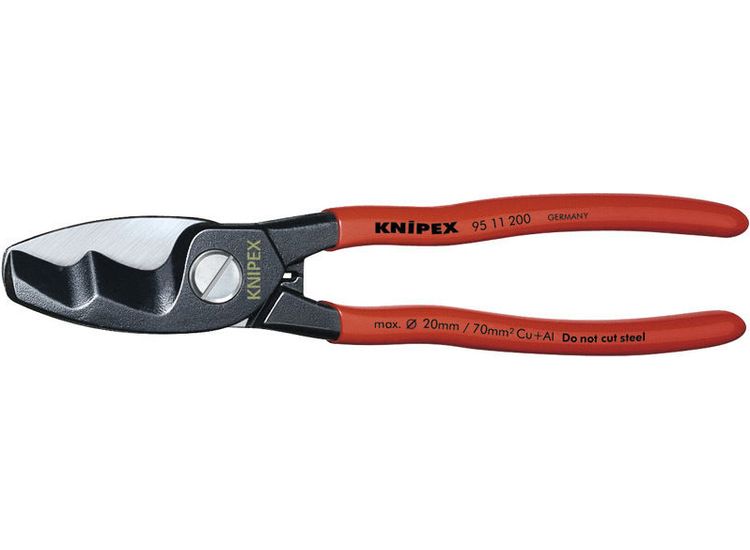 Draper 37065 Knipex 95 11 200 200mm Copper or Aluminium Only Cable Shear