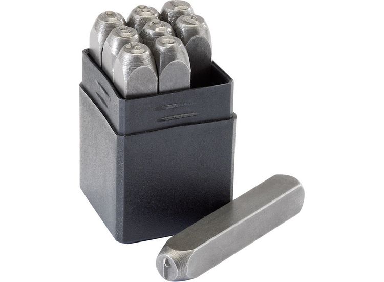 Draper 37338 1/4" 0 - 9 Number Stamp Set