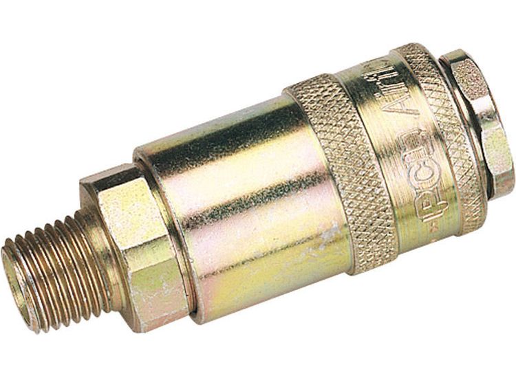 Draper 37833 1/4" Male Thread PCL Tapered Airflow Coupling (Sold Loose)