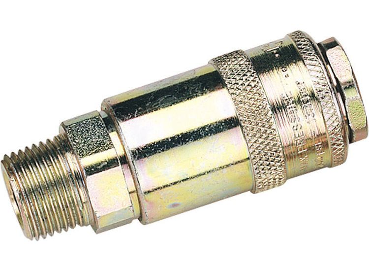 Draper 37835 3/8" Male Thread PCL Tapered Airflow Coupling (Sold Loose)