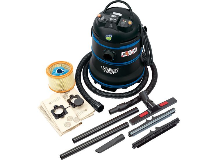 Draper 38015 35L 1200W 230V M-Class Wet and Dry Vacuum Cleaner