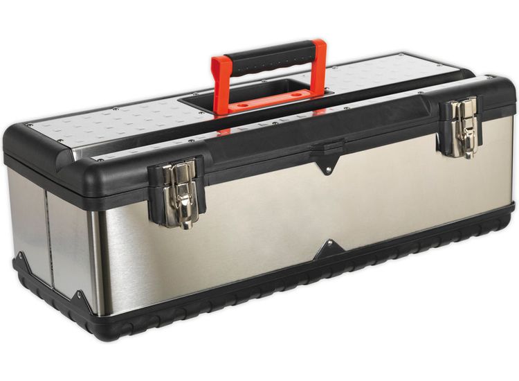 Sealey AP660S Stainless Steel Toolbox 660mm with Tote Tray