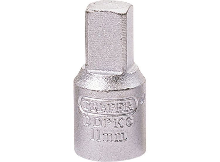 Draper 38322 11mm Square 3/8 Sq. Dr. Drain Plug Key