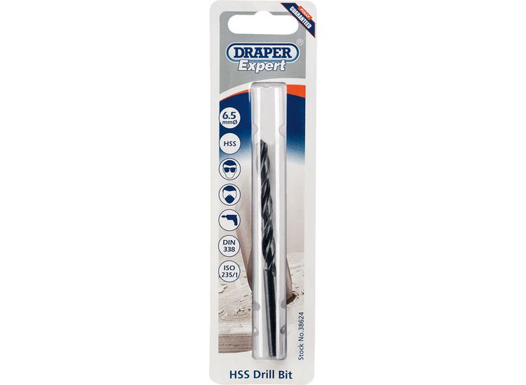 Draper 38624 6.5mm HSS Drill