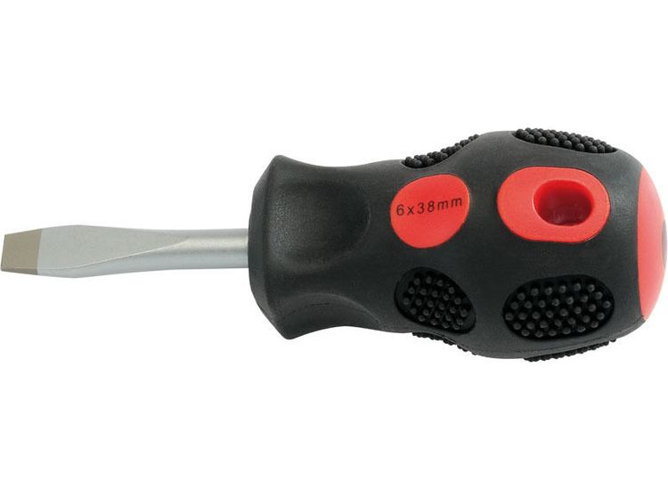 Draper 40007 6mm x 38mm Plain Slot Flared Tip Screwdriver