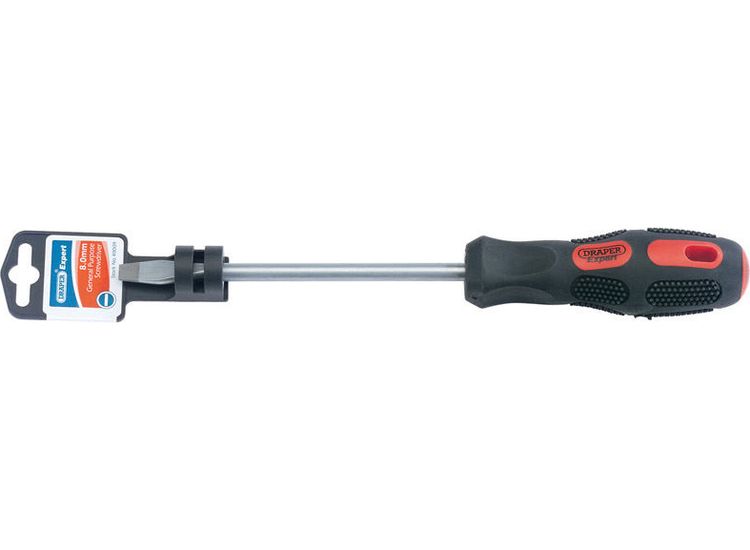 Draper 40008 6mm x 100mm Plain Slot Flared Tip Screwdriver