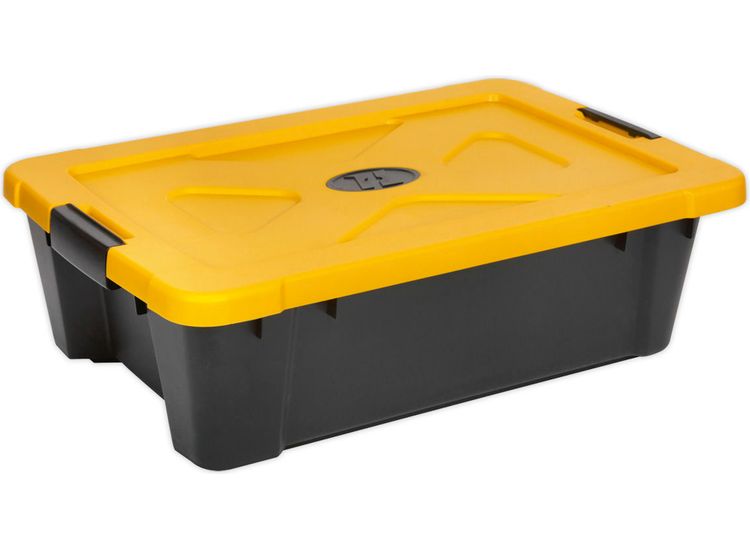 Sealey APB27 Composite Stackable Storage Box with Lid 27ltr