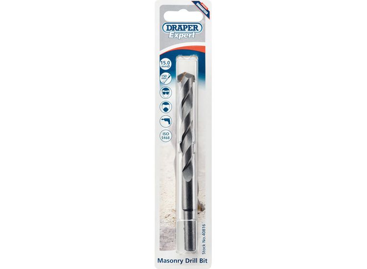 Draper 40816 15 x 150mm Masonry Drill Bit