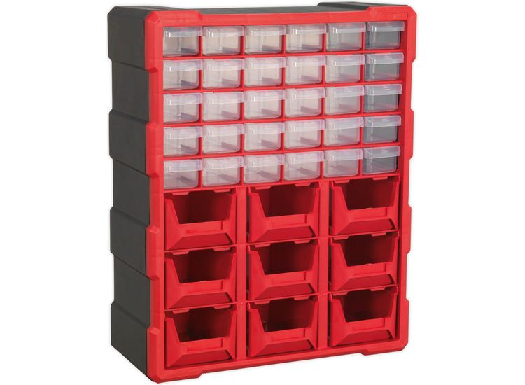Sealey APDC39R Cabinet Box 39 Drawer - Red/Black