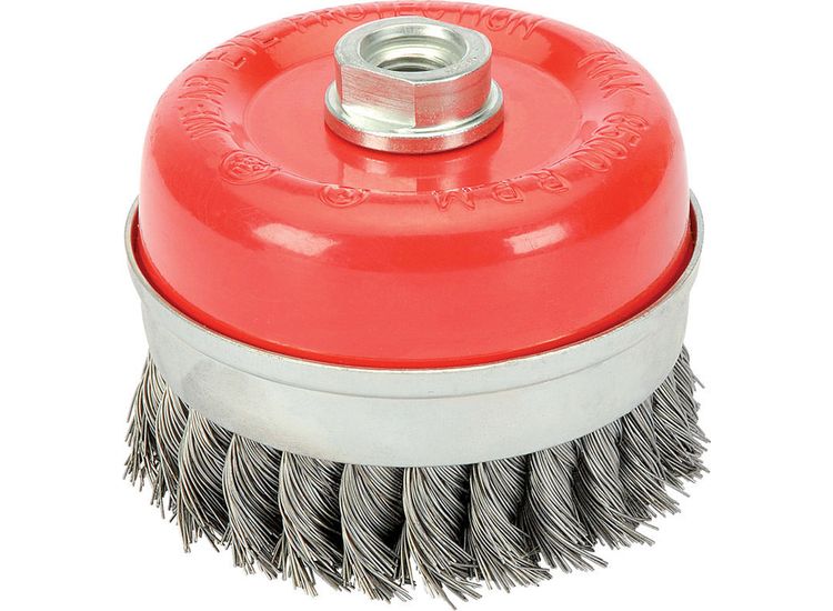 Draper 41449 80mm x M14 Twist Knot Wire Cup Brush