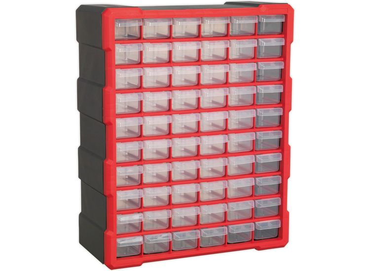 Sealey APDC60R Cabinet Box 60 Drawer - Red/Black
